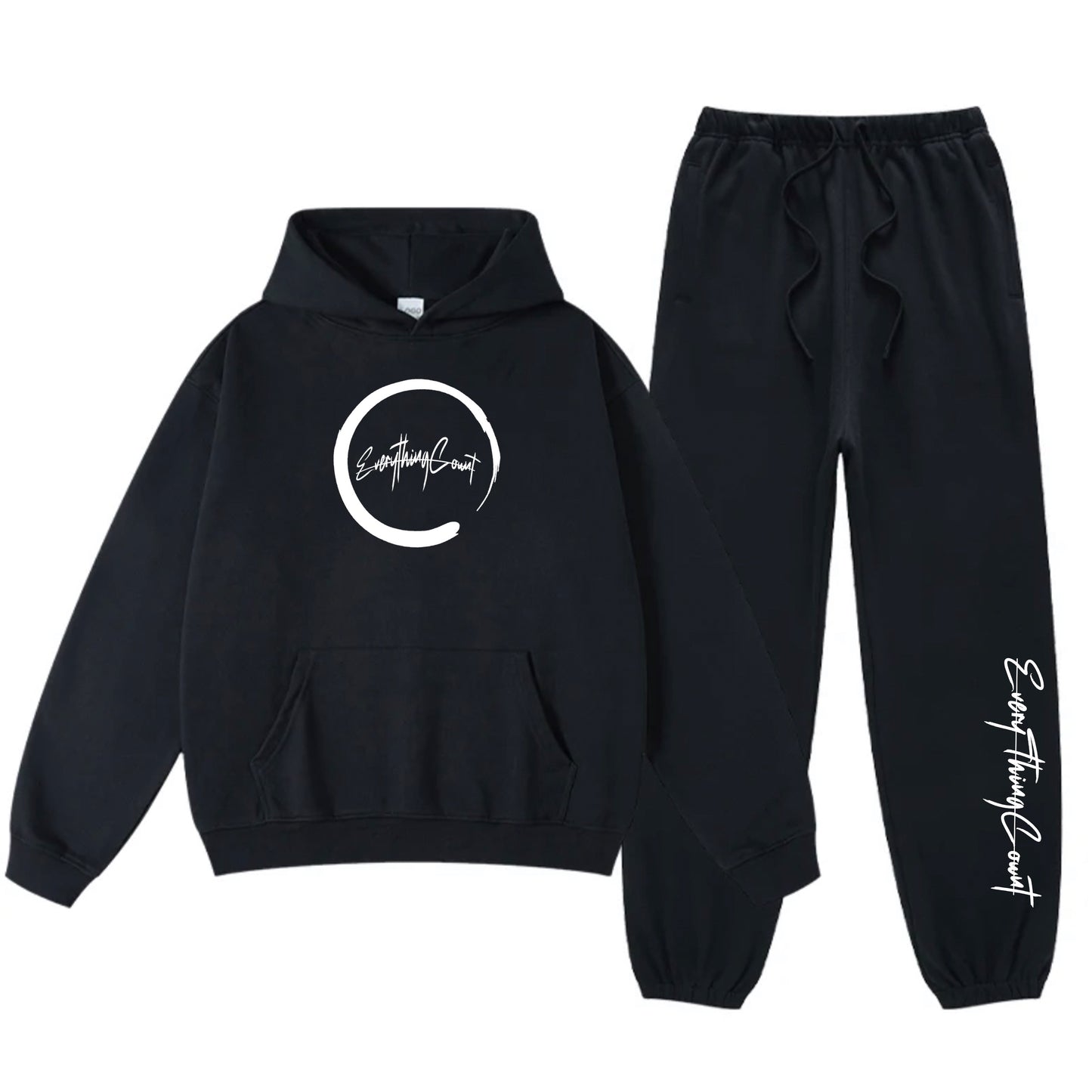 Black ECA "Runners" Sweatsuit