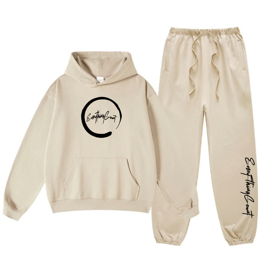 Cream ECA "Runners" Sweatsuit